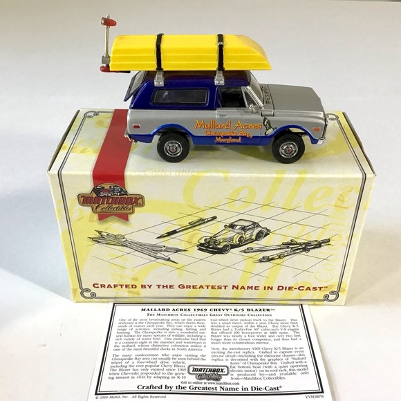 Matchbox Collectibles 1969 Chevy Blazer YYM38056 Yesteryear Great Outdoors 1:43 - Picture 1 of 9